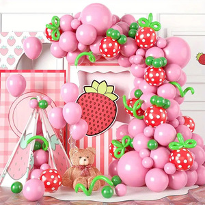 Kit de Guirnalda de Globos de Látex Rosa y Verde Estilo Boho para Decoración de Fiestas de Cumpleaños y Baby Shower para Niñas - Product Image 1