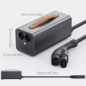 Adaptateur de décharge V2L pour voiture électrique haute puissance 5KW, nouvelle station de charge portable pour <span class=keywords><strong>Tesla</strong></span> <span class=keywords><strong>Model</strong></span> <span class=keywords><strong>3</strong></span>/Y/X/S, <span class=keywords><strong>prise</strong></span> européenne - Product Image 4