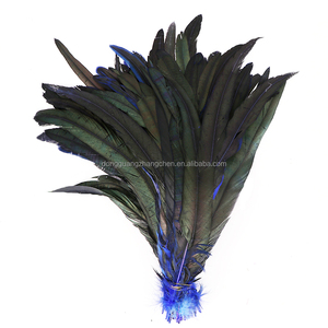 Venta al por mayor 35-40cm Teñido Gallo Cola Pluma Blanqueada Natural Boda Fiesta <span class=keywords><strong>Carnaval</strong></span> Disfraces Tocado Accesorios - Product Image 6