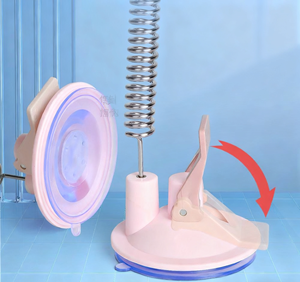 Varita de plumas largas más nueva, palo de teaser para gatos, juguete interactivo para gatos de interior, taza de succión, juguete de comida para fugas de gatos - Product Image 6