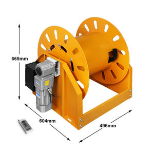 Carrete de manguera de combustible automático eléctrico Cavitt de 1.5 pulgadas de acero al carbono amarillo, equipo estándar para petróleo, precio de fábrica, Zhejiang, 1 año de garantía - Product Image 4