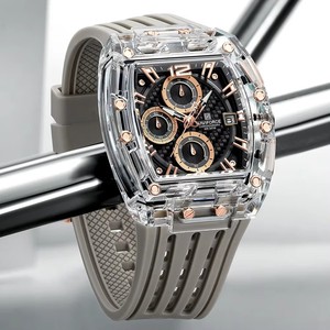 Montre à quartz <span class=keywords><strong>pour</strong></span> <span class=keywords><strong>homme</strong></span> NAVIFORCE 7105 NF7105, marque haut de gamme, chronographe, date, montre de sport originale <span class=keywords><strong>pour</strong></span> <span class=keywords><strong>homme</strong></span>, idéale <span class=keywords><strong>pour</strong></span> un cadeau - Product Image 1
