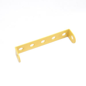 Fabrication de tô<span class=keywords><strong>le</strong></span> <span class=keywords><strong>Support</strong></span> mural décoratif à angle droit de finition jaune vif personnalisé - Product Image 5