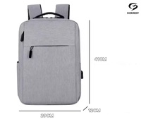 Sacs d'école classiques pour étudiants, unisexes, grande capacité, sac d'ordinateur en cuir, sac à dos antivol en nylon personnalisé pour ordinateur portable