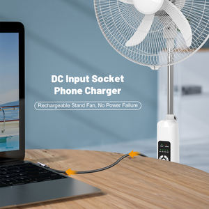 Ventilador portátil de refrigeración de aire recargable, ventilador de pie con luz LED, la mejor calidad - Product Image 3