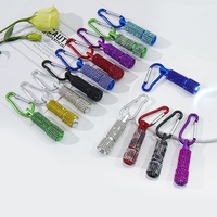 Mini sac à rouge à lèvres en cuir PU incrusté de diamants 2024, porte-clés, porte-monnaie, étui pour écouteurs, accessoires de porte-clés d'autodéfense