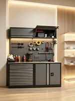 Nouvelle conception d'atelier de réparation automobile robuste, armoire à outils, poste de travail modulaire en acier personnalisé avec tiroirs verrouillables
