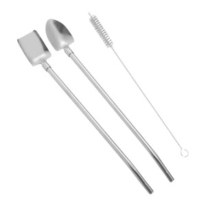 304 Stainless Steel Spoon Shovel Shape Multi Purpose Dessert Coffee Stirrer For Home Use - Product Image 4