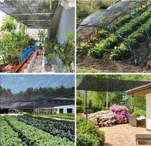 Toile d'ombrage pour serre 20X20FT, couverture <span class=keywords><strong>de</strong></span> filet facile à accrocher pour jardin extérieur, <span class=keywords><strong>pergola</strong></span>, poulet, PEHD PE, polyester, 40% - Product Image 4