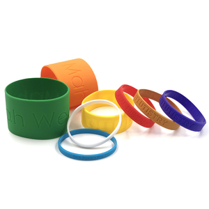 Pulseras de Silicona, Pulseras de Silicona para Softbol, Pulseras de Silicona Color Verde Azulado - Product Image 3