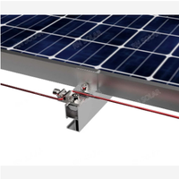 Support de montage solaire, 3 pièces, Module PV, carénage au sol, vente en gros