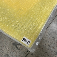 Grandes plaques en plexiglas acrylique 4x8 pieds, panneau plastique rigide, marbre jaune