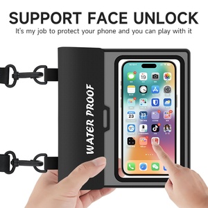 Jerlon Crossbody <strong>Wallet</strong> <strong>Phone</strong> <strong>Case</strong> PVC Waterproof Eco-Friendly Adjustable Band Custom Logo Outdoor Sport <strong>Phone</strong> Pouch Compatible - Product Image 3