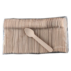 Atacado descartável Eco-Friendly mel colher conjunto utensílios incluindo garfo e colher para restaurantes - Product Image 6