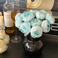 Groothandel Premium Kunstmatige Lotus Bloemboeket Zijden Bloemen voor Woonkamer Eettafel Bloemstuk Huisdecoratie voor Cadeaus
