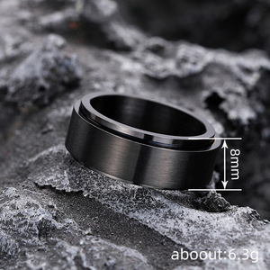 Anello Girevole Minimalista Unisex, Design Semplice, Gioiello alla Moda per Uso Quotidiano, Regalo Chic - Product Image 3