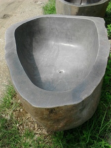 Decoración <span class=keywords><strong>del</strong></span> hogar Bañera independiente de gran tamaño Bañera de piedra de <span class=keywords><strong>Río</strong></span> Escultura natural - Product Image 5