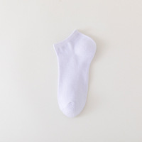 Offre Spéciale personnalisé votre propre marque noir blanc hommes coton respirant chaussettes de cheville pour hommes