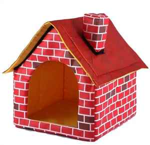 Tente-lit pliable pour petits et moyens animaux, canapé-lit, niche chaude d'hiver, super douce, portable, excursion en plein air - Product Image 5