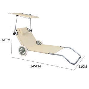 Ghế xếp dã ngoại ngoài trời mới năm <span class=keywords><strong>2026</strong></span>, có bánh xe và mái che nắng, kiểu balo, dùng được ở biển - Product Image 6