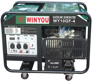 Generator portabel bensin cadangan kebisingan rendah portabel 10KW 2,5 kW