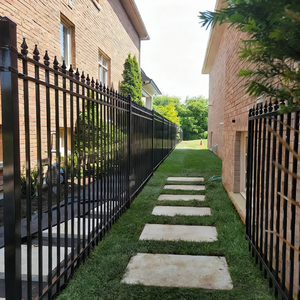 Colorbond galvanisé tuyau en <span class=keywords><strong>acier</strong></span> clôture de jardin <span class=keywords><strong>Corten</strong></span> noir pôle Zinc arc haut clôture en <span class=keywords><strong>acier</strong></span> - Product Image 1