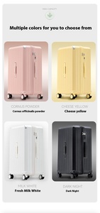 20/22/24/26/30 Inch ABS PC Smart Travel Luggage Set <strong>Multifunctional</strong> Cup Holder USB Port Durable Fashion <strong>Suitcase</strong> Simple Style - Product Image 5