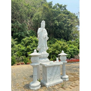 ODM Modern Avalokitesvara Bodhisattva estatua personalizada al aire libre decoraciones talladas a mano duraderas superficie pulida 1 año OEM - Product Image 4