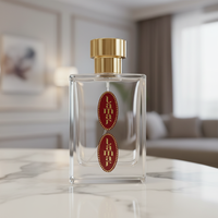 Prix direct d'usine, étiquette de parfum en métal personnalisée, autocollant de logo pour flacon