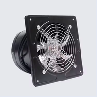 Ventilateur d'extraction puissant de 14 pouces pour cuisine industrielle, construction en acier au carbone, roulement à billes, pour extraction de fumée par fenêtre
