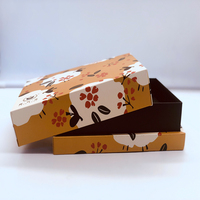 Individuelle Hochzeits-Schokoladen-Geschenkbox aus stabilem Karton, 2-teilig, für Trüffel und Pralinen, mit Logo