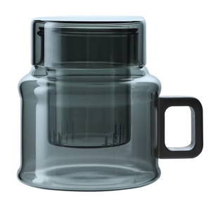 Teiera in Vetro Trasparente con Infusore <span class=keywords><strong>e</strong></span> Coperchio 400ml, Stile Zen Asiatico, Resistente al Calore, per Tè Sfuso <span class=keywords><strong>e</strong></span> Uso in Cerimonie - Product Image 5