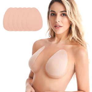 Coussinets de poitrine jetables imperméables à effet push-up instantané avec adhésif - Product Image 1