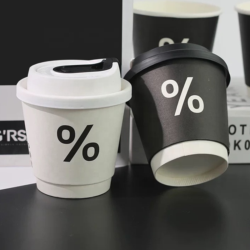 Custom Printed Double Wall Paper Cups - 8oz, 12oz, 16oz