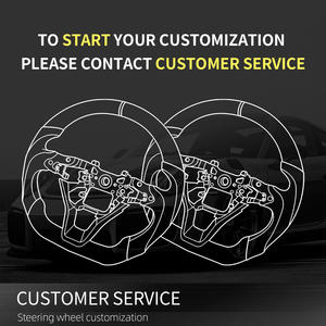 Accesorios para Automóvil <span class=keywords><strong>Mazda</strong></span> 3 CX30 MX30 CX50, Volante Personalizado de Fibra de Carbono Forjado y Cuero Perforado Alcántara 2019-2024 - Product Image 6