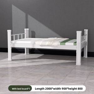 <span class=keywords><strong>Lit</strong></span> superposé moderne en fer épais, construction artistique, cadre métallique à double couche pour chambre à coucher, dortoir, école, montage facile - Product Image 3