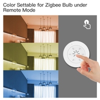 RSH Tuya ZigBee interrupteur sans fil intelligent Mini bouton gradateur interrupteur de scène de lumière à distance contrôleur de scénario pour Alexa Google Home