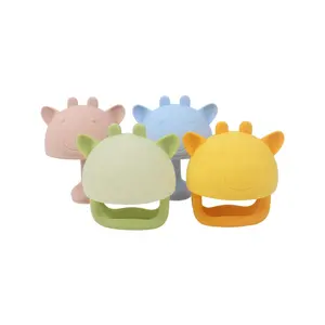 3 Packs Anti Dropping Mitten Teething Baby Chew Sucking <strong>Toys</strong> Soothing Pacifier Silicone Wrist Hand Teethers - Product Image 1