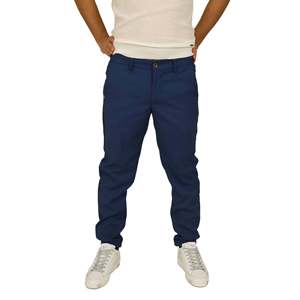 กางเกงขายาวผู้ชาย MOLFETTA 13 สีน้ำเงินทรงปกติสำหรับใส่ลำลอง - Product Image 1