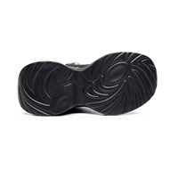 Chaussures de sport décontractées en maille respirante à semelle épaisse rétro sportive de couleur argentée blanche noire nouvelle conception