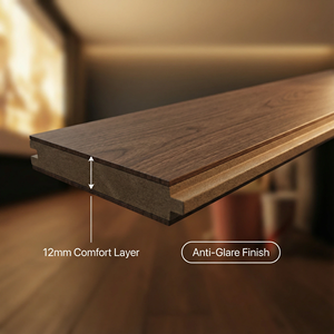 Plancher stratifié HDF épais et confortable, épaisseur 12 mm, résistance à l'usure AC4, <span class=keywords><strong>isolation</strong></span> acoustique pour les cinémas maison, les cuisines et les salles de bain - Product Image 4