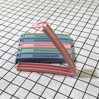 Logo personnalisé Qualité Alimentaire PP En Plastique de Thé de Café De Sac de Nourriture Clips 6 pièces/sac En Gros