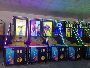 Máquina de Baloncesto Arcade Easyfun Nueva con Pantalla LCD Operada con Monedas, Máquina de Lanzamiento de Pelotas en Venta - Product Image 4