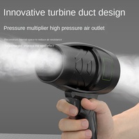 Souffleur d'air comprimé électrique portable 32000 tr/min, pistolet de dépoussiérage industriel sans fil, ventilateur rechargeable à batterie
