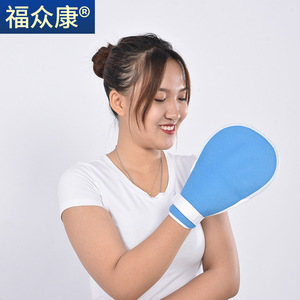 Guantes restrictivos de talla única de tela transpirable para pacientes mayores postrados en cama - Product Image 3