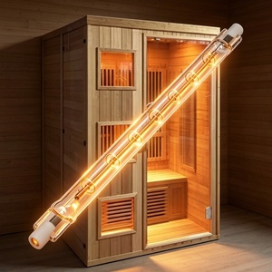 Lampe de sauna infrarouge OEM 535 mm <span class=keywords><strong>R7s</strong></span> 300W, élément chauffant infrarouge en verre de quartz halogène avec garantie d'un an pour les salles de sauna - Product Image 3