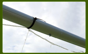 KWO Vente en gros sur le terrain Cible de tir professionnelle 24 pieds Grande porte en acier pour enfants Portable Gate Soccer Pop Up Poteaux de but de football - Product Image 5