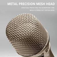 Microphone professionnel à condensateur supercardioïde KM105 pour l'enregistrement en studio, le chant en direct, la diffusion, le streaming