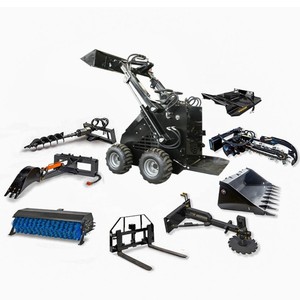 Fast Delivery Epa/euro5 <b>Small</b> Mini Skid Steer <b>Wheel</b> with Efficient Engine Motor Pump Plc Core Components - Product Image 6
