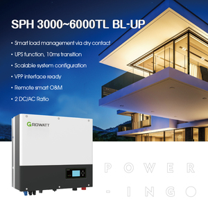 Growatt phân phối trực tiếp 5KW 7kW 8KW 10KW một cửa giải pháp lai tắt lưới năng lượng mặt trời Hệ thống lưu trữ với biến tần Kit - Product Image 2